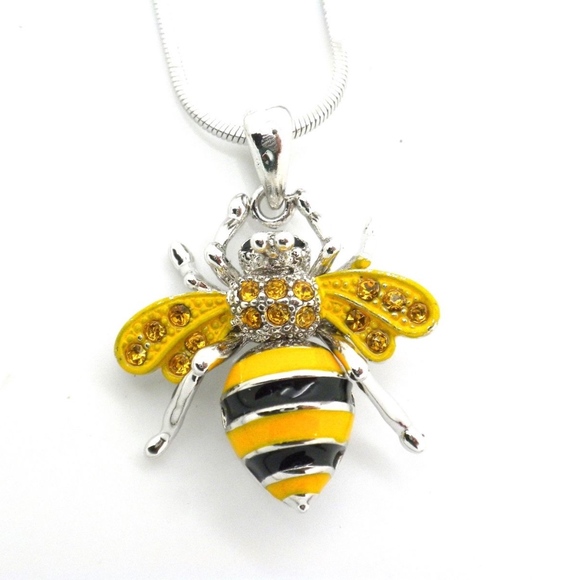 SenGems Jewelry - Bumble Bee Pendant Flex Body Necklace